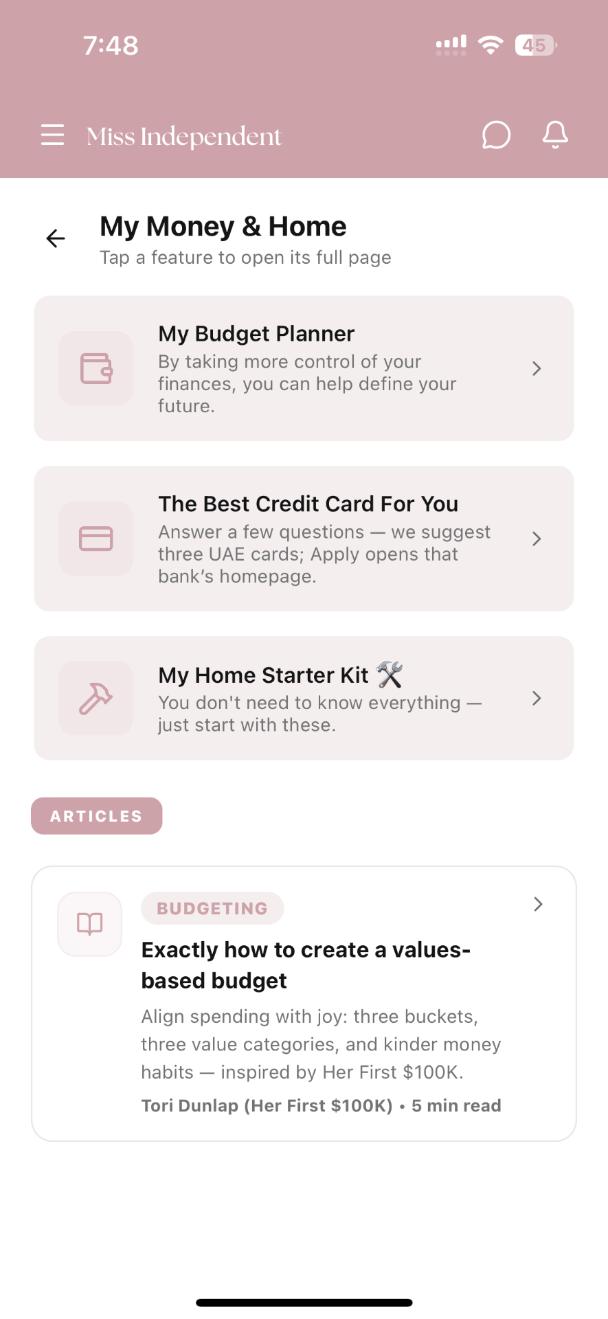 Your Finance & Home, Under Your Control.